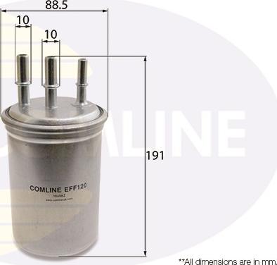 Comline EFF120 - Filtre à carburant cwaw.fr