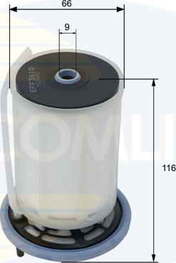 Comline EFF361D - Filtre à carburant cwaw.fr