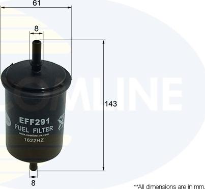 Comline EFF291 - Filtre à carburant cwaw.fr