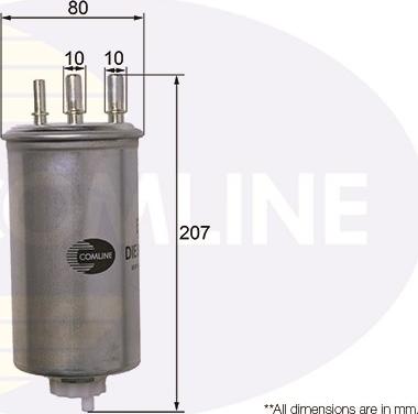 Comline EFF244 - Filtre à carburant cwaw.fr