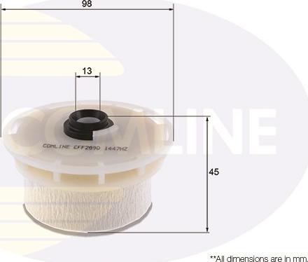 Comline EFF289D - Filtre à carburant cwaw.fr