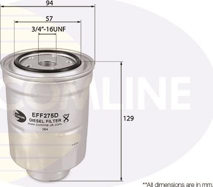 Comline EFF275D - Filtre à carburant cwaw.fr