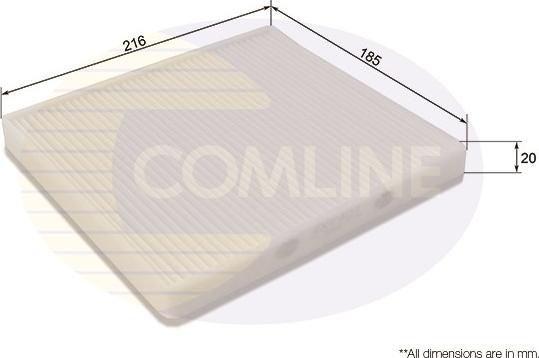 Comline EKF407 - Filtre, air de l'habitacle cwaw.fr