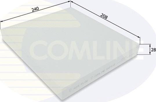 Comline EKF416 - Filtre, air de l'habitacle cwaw.fr