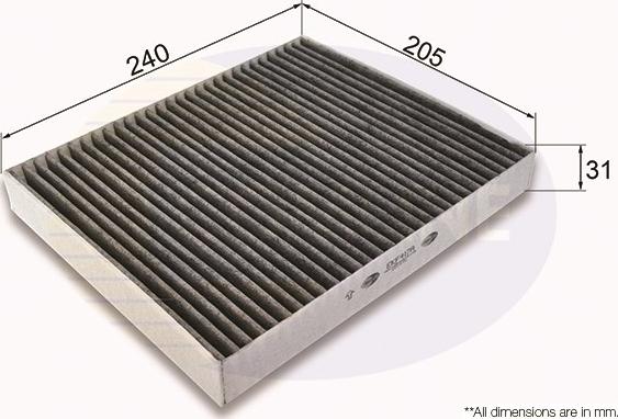 Comline EKF417A - Filtre, air de l'habitacle cwaw.fr