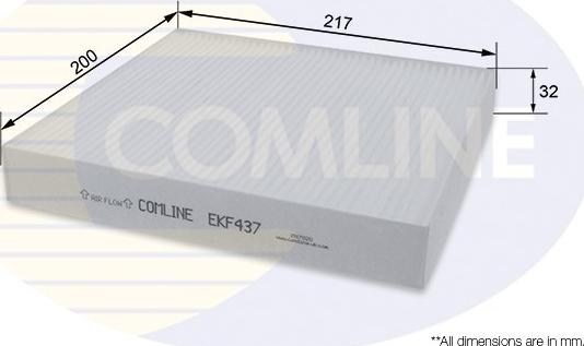 Comline EKF437 - Filtre, air de l'habitacle cwaw.fr