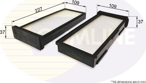 Comline EKF195 - Filtre, air de l'habitacle cwaw.fr