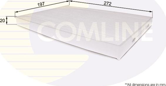 Comline EKF190 - Filtre, air de l'habitacle cwaw.fr