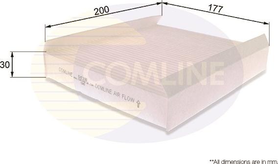 Comline EKF198 - Filtre, air de l'habitacle cwaw.fr