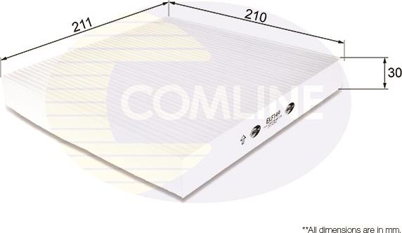 Comline EKF149 - Filtre, air de l'habitacle cwaw.fr