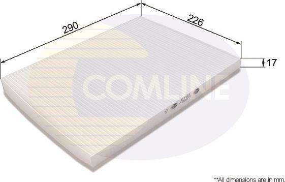 Comline EKF143 - Filtre, air de l'habitacle cwaw.fr