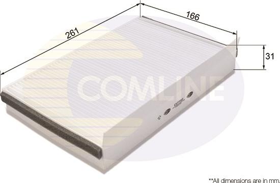 Comline EKF150 - Filtre, air de l'habitacle cwaw.fr