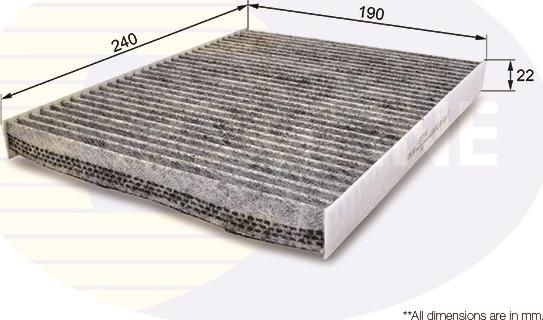 Comline EKF151A - Filtre, air de l'habitacle cwaw.fr