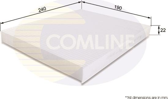 Comline EKF151 - Filtre, air de l'habitacle cwaw.fr