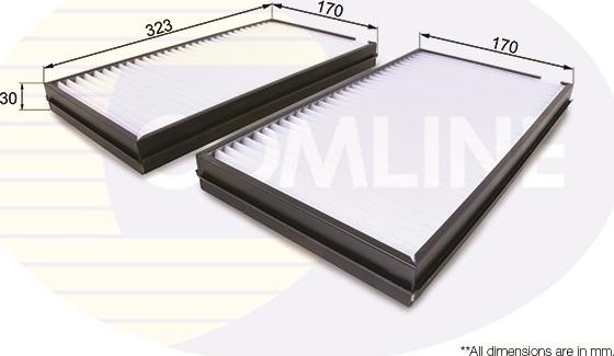 Comline EKF158 - Filtre, air de l'habitacle cwaw.fr