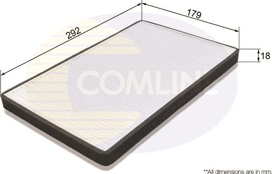 Comline EKF165 - Filtre, air de l'habitacle cwaw.fr