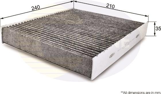 Comline EKF161A - Filtre, air de l'habitacle cwaw.fr