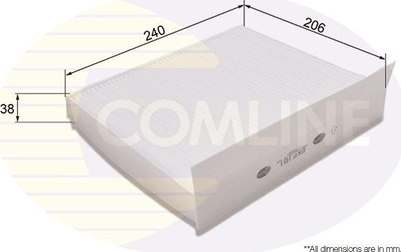 Comline EKF161 - Filtre, air de l'habitacle cwaw.fr