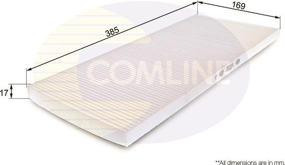 Comline EKF168 - Filtre, air de l'habitacle cwaw.fr