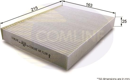 Comline EKF102 - Filtre, air de l'habitacle cwaw.fr