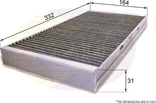 Comline EKF116A - Filtre, air de l'habitacle cwaw.fr