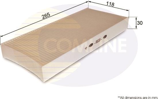 Comline EKF111 - Filtre, air de l'habitacle cwaw.fr