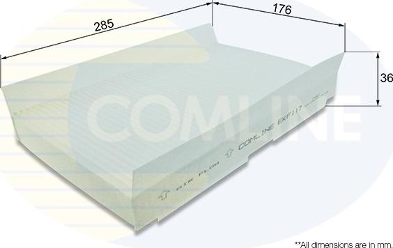 Comline EKF117 - Filtre, air de l'habitacle cwaw.fr