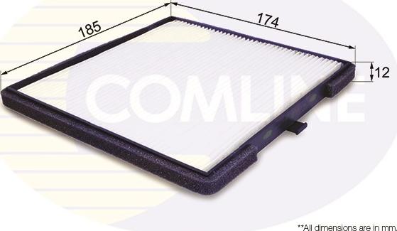 Comline EKF184 - Filtre, air de l'habitacle cwaw.fr