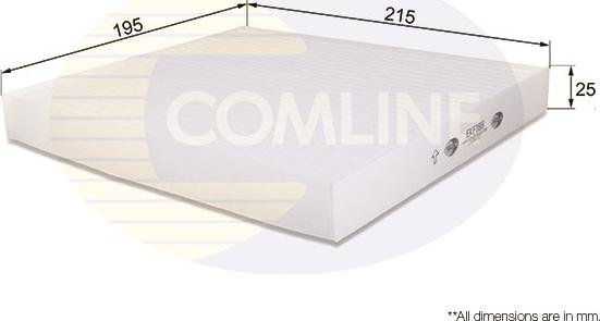 Comline EKF188 - Filtre, air de l'habitacle cwaw.fr