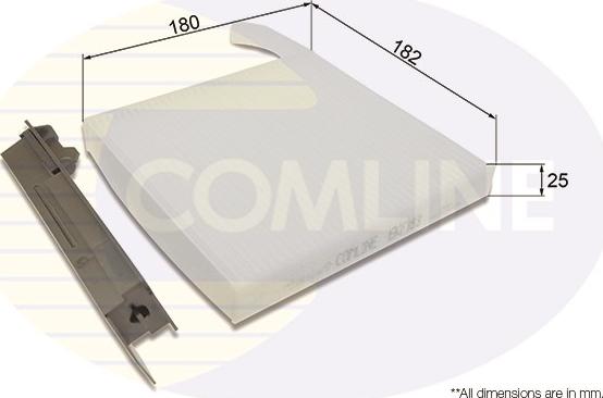 Comline EKF183 - Filtre, air de l'habitacle cwaw.fr