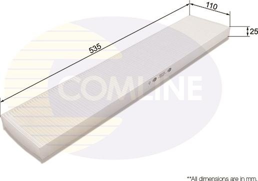 Comline EKF131 - Filtre, air de l'habitacle cwaw.fr