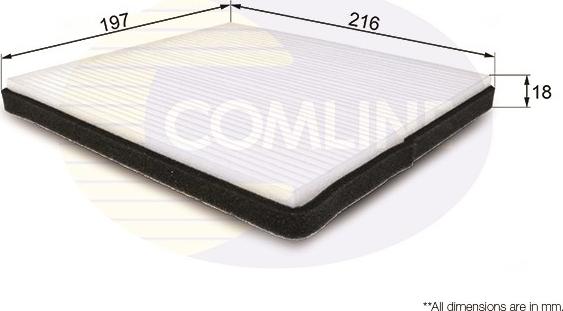 Comline EKF126 - Filtre, air de l'habitacle cwaw.fr