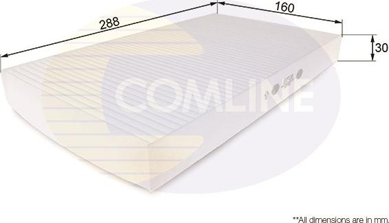 Comline EKF120 - Filtre, air de l'habitacle cwaw.fr