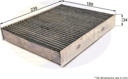 Comline EKF121A - Filtre, air de l'habitacle cwaw.fr