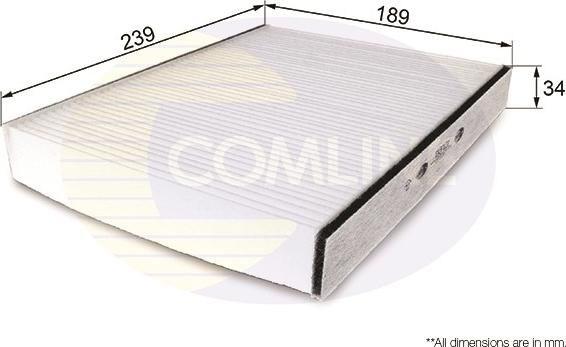 Comline EKF121 - Filtre, air de l'habitacle cwaw.fr