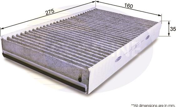 Comline EKF128A - Filtre, air de l'habitacle cwaw.fr