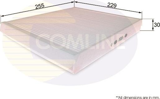 Comline EKF123 - Filtre, air de l'habitacle cwaw.fr