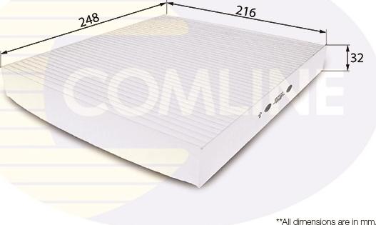 Comline EKF122 - Filtre, air de l'habitacle cwaw.fr