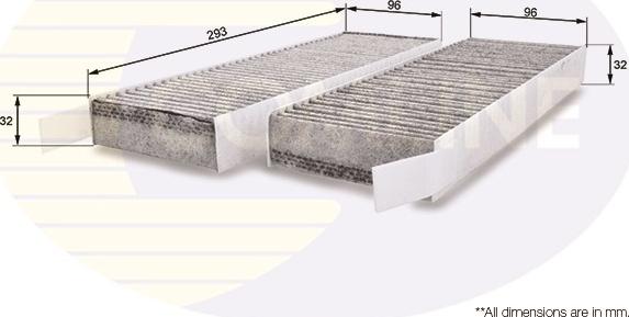 Comline EKF170A - Filtre, air de l'habitacle cwaw.fr