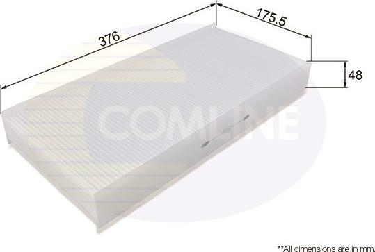 Comline EKF178 - Filtre, air de l'habitacle cwaw.fr