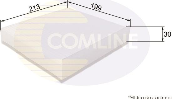 Comline EKF173 - Filtre, air de l'habitacle cwaw.fr