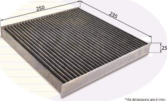 Comline EKF172A - Filtre, air de l'habitacle cwaw.fr