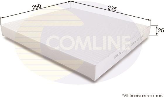 Comline EKF172 - Filtre, air de l'habitacle cwaw.fr