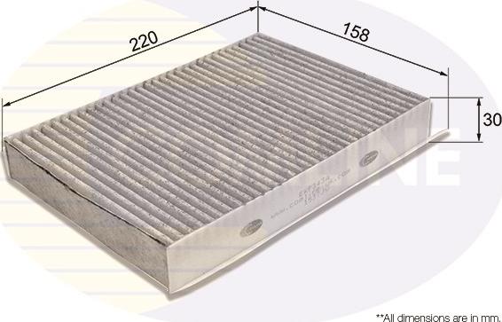 Comline EKF343A - Filtre, air de l'habitacle cwaw.fr