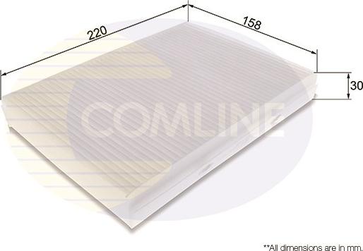 Comline EKF343 - Filtre, air de l'habitacle cwaw.fr