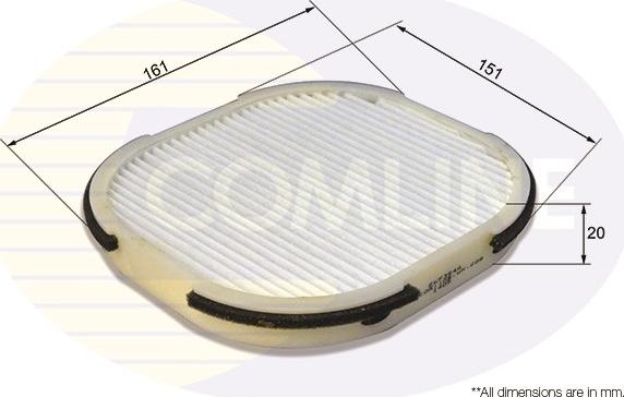 Comline EKF354 - Filtre, air de l'habitacle cwaw.fr