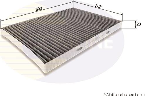 Comline EKF351A - Filtre, air de l'habitacle cwaw.fr