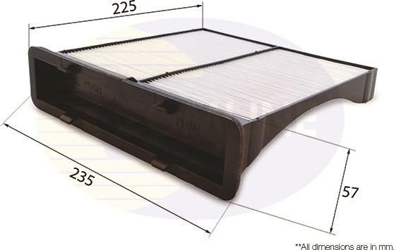 Comline EKF363 - Filtre, air de l'habitacle cwaw.fr