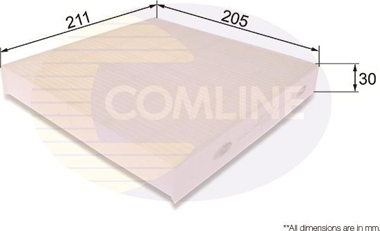 Comline EKF306 - Filtre, air de l'habitacle cwaw.fr