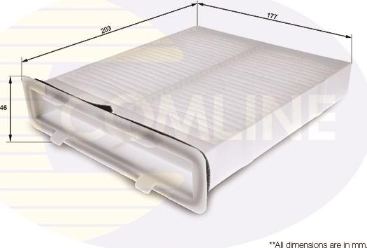 Comline EKF316 - Filtre, air de l'habitacle cwaw.fr